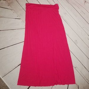 Bright Pink Maxi Skirt